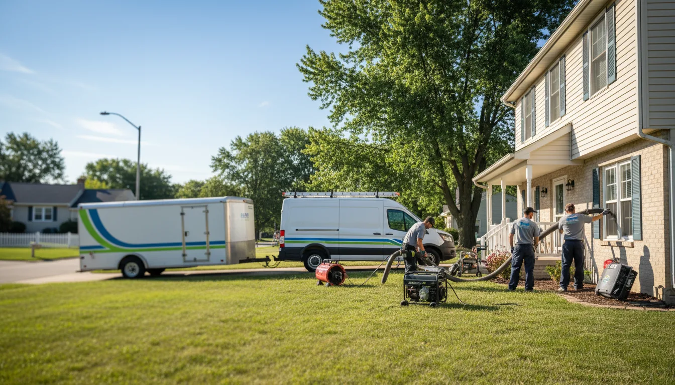 Flooded Basement Restoration And Cleanup With Repair in Munith, MI near me
